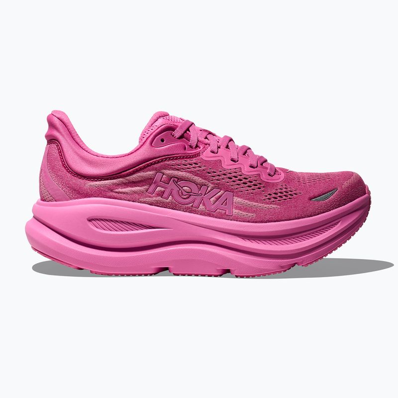 Women's running shoes HOKA Bondi 9 crabapple/crabapple 3