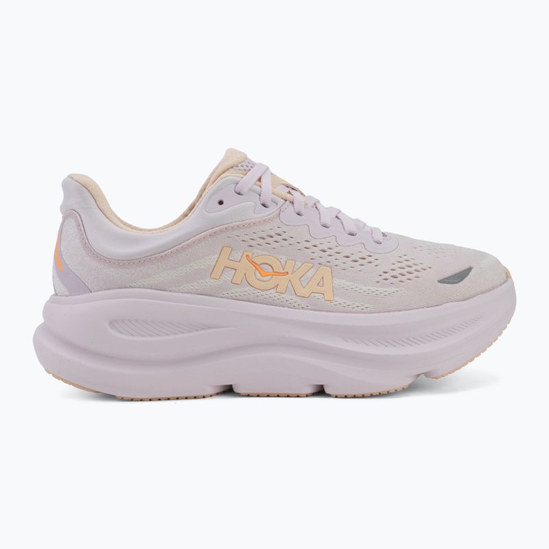 Women's running shoes HOKA Bondi 9 lilac cream/tangerine glow 2