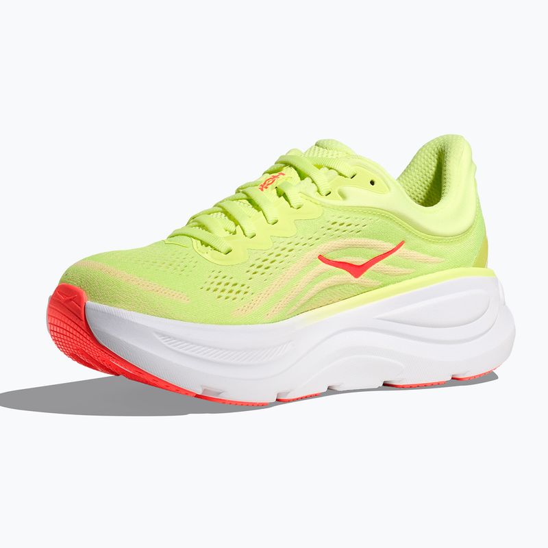 Women's running shoes HOKA Bondi 9 neon yuzu/sunlight 2