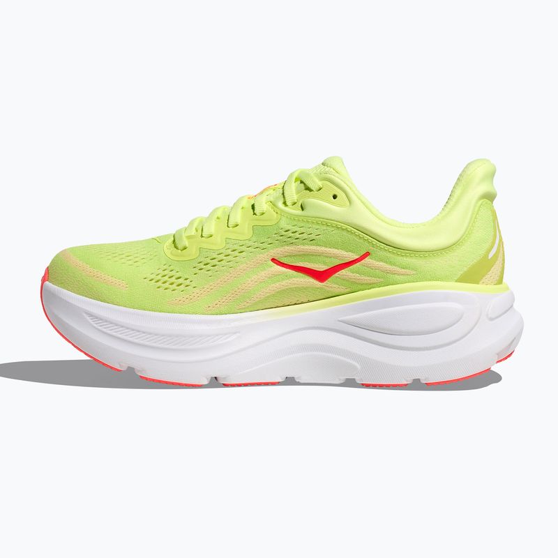 Women's running shoes HOKA Bondi 9 neon yuzu/sunlight 4