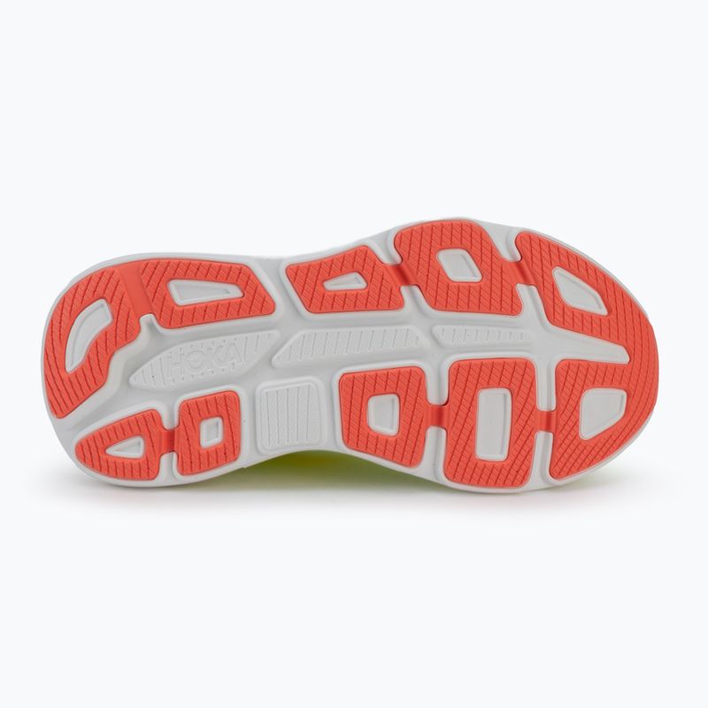 Women's running shoes HOKA Bondi 9 neon yuzu/sunlight 4