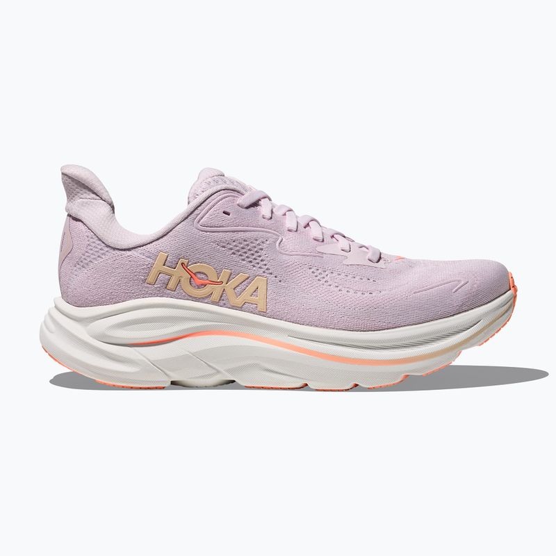 Women's running shoes HOKA Clifton 10 lilac cream/tangerine glow 3