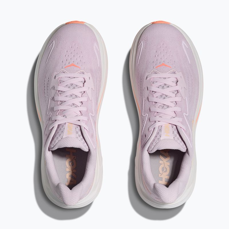Women's running shoes HOKA Clifton 10 lilac cream/tangerine glow 7