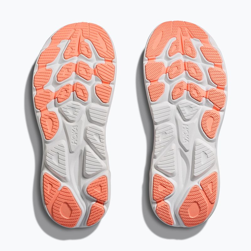 Women's running shoes HOKA Clifton 10 lilac cream/tangerine glow 8