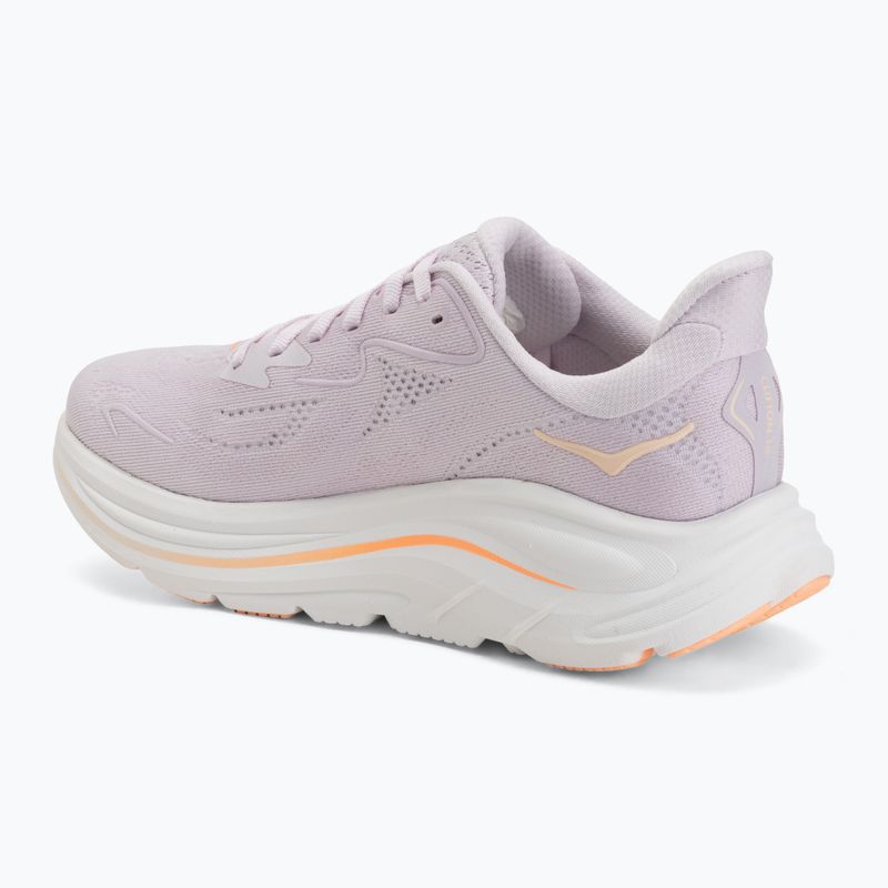 Women's running shoes HOKA Clifton 10 lilac cream/tangerine glow 3
