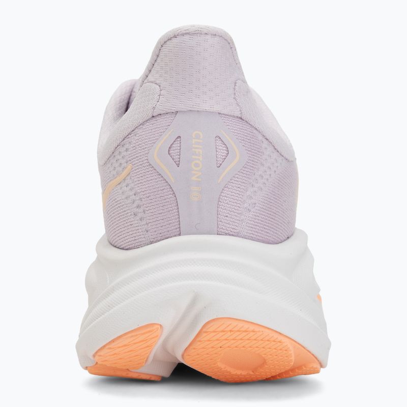 Women's running shoes HOKA Clifton 10 lilac cream/tangerine glow 6