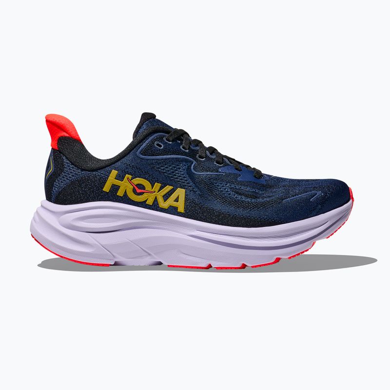 Women's running shoes HOKA Clifton 10 midnight blue/starlight glow 3