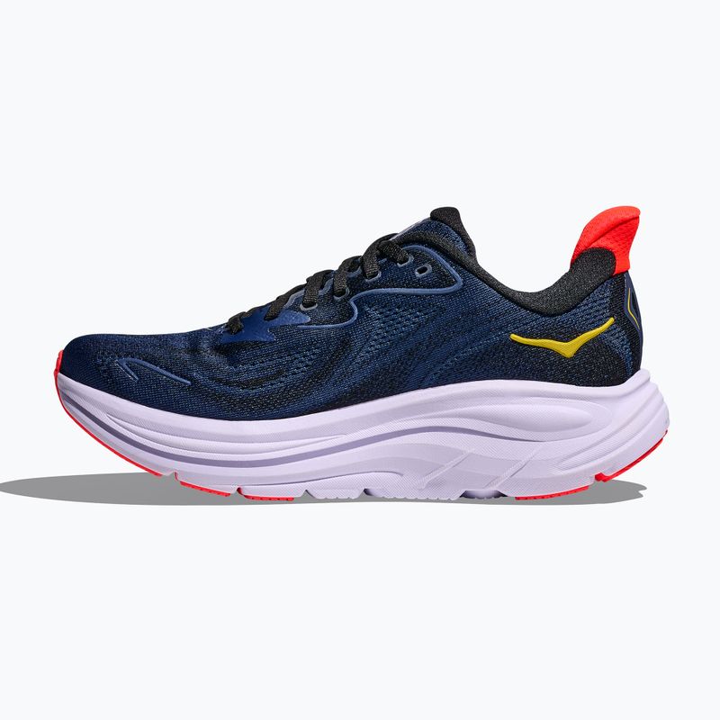 Women's running shoes HOKA Clifton 10 midnight blue/starlight glow 4