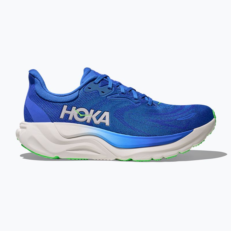 Men's running shoes HOKA Arahi 8 cobalt blue/neon green 3