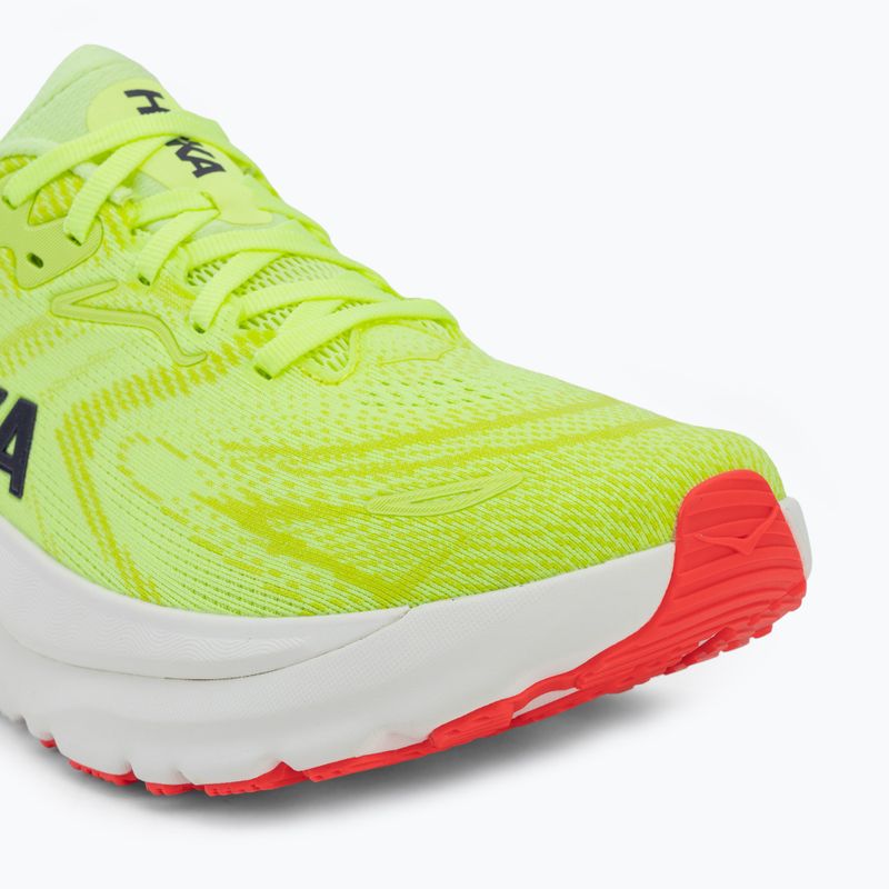 Men's running shoes HOKA Arahi 8 neon yuzu/neon flame 7