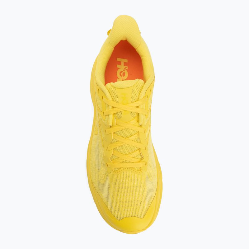 Men's running shoes HOKA Challenger 8 electric lemon/electric lemon 5