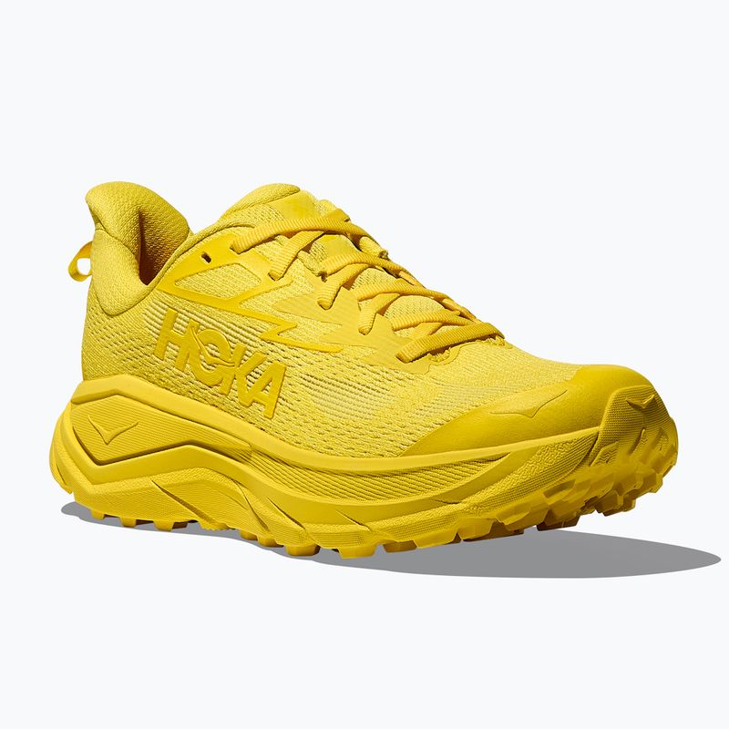 Women's running shoes HOKA Challenger 8 electric lemon/electric lemon