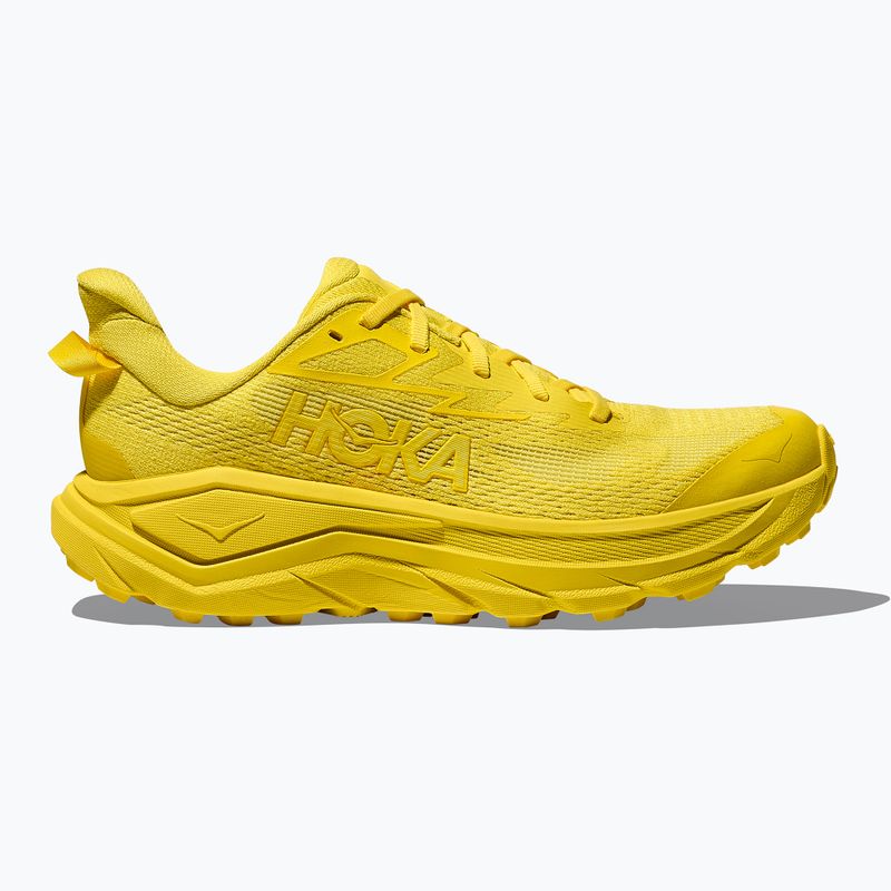 Women's running shoes HOKA Challenger 8 electric lemon/electric lemon 3