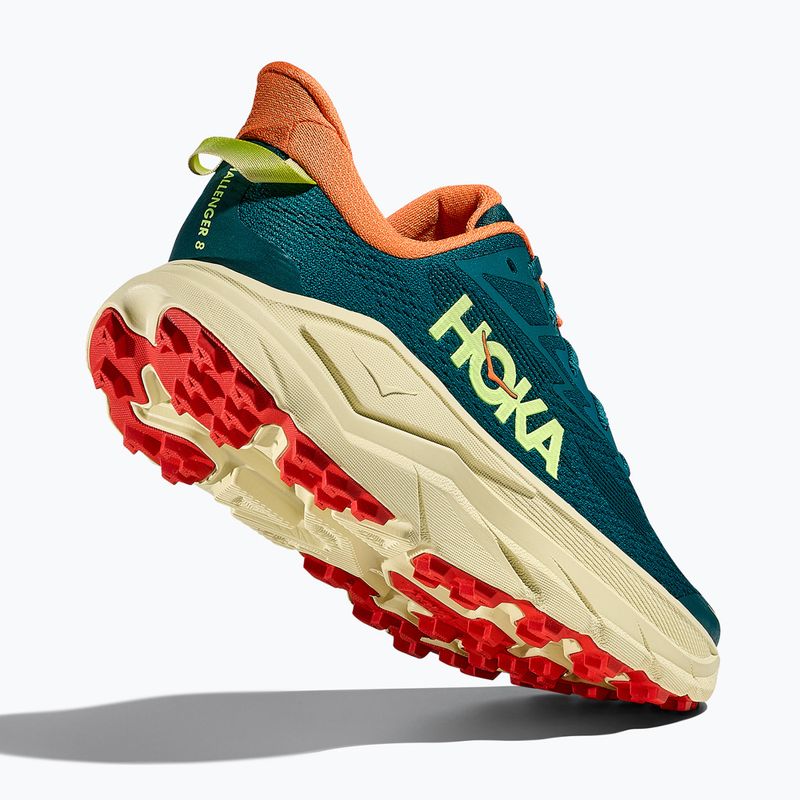 Women's running shoes HOKA Challenger 8 tidal wave/pampas grass 5
