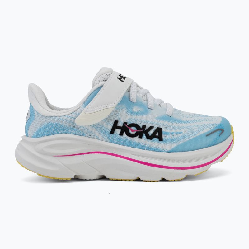 Children's running shoes HOKA Clifton 10 frost/soaring blue 2