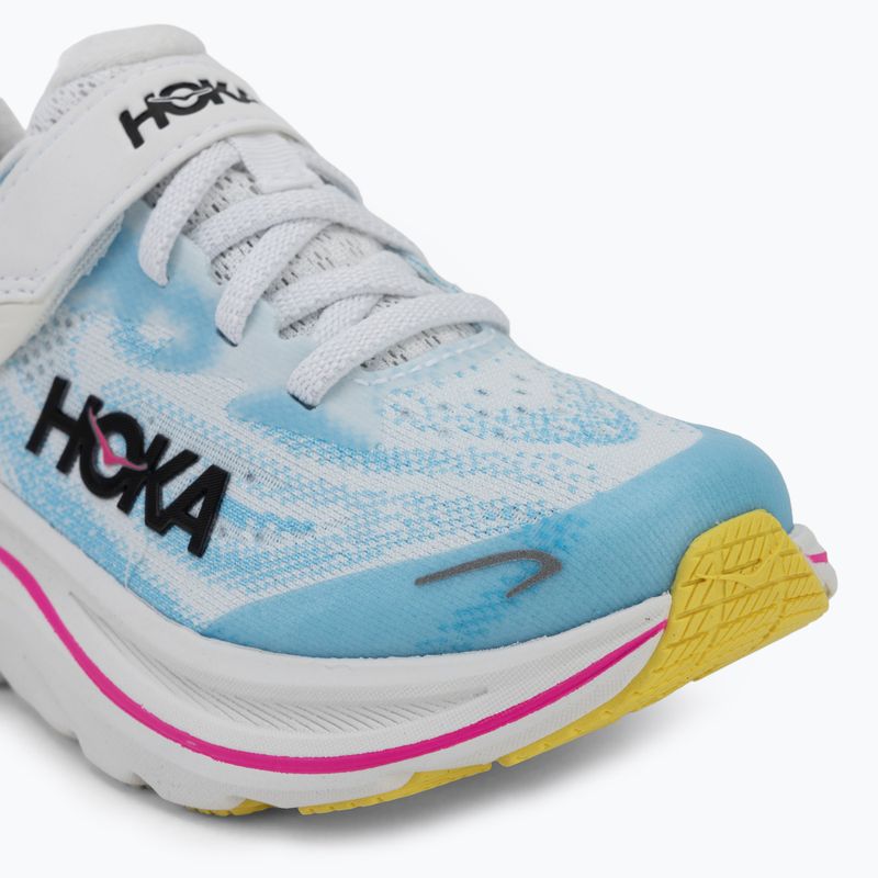 Children's running shoes HOKA Clifton 10 frost/soaring blue 7