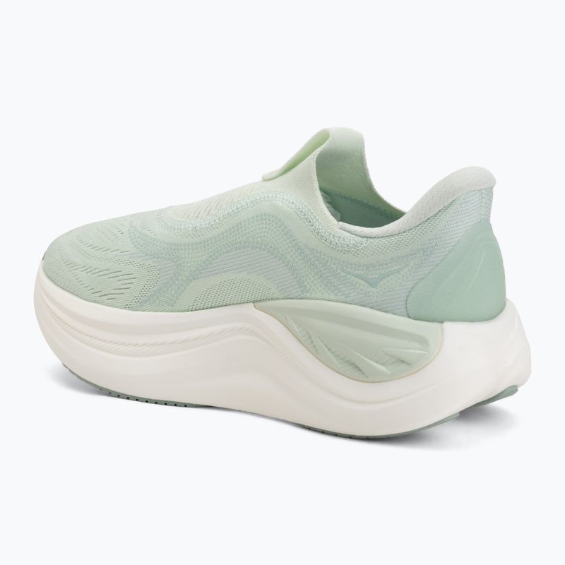 Women's running shoes HOKA Skyward Laceless sea glass/sage 3