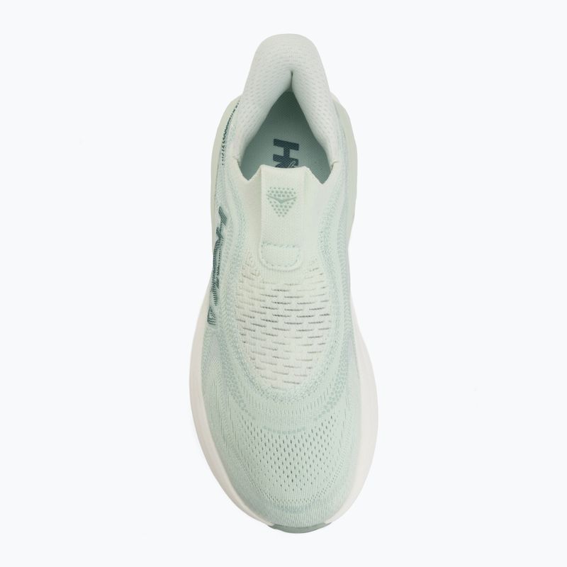 Women's running shoes HOKA Skyward Laceless sea glass/sage 5