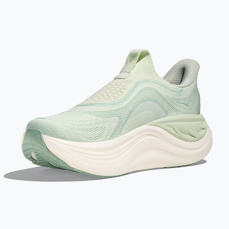Women's running shoes HOKA Skyward Laceless sea glass/sage 4