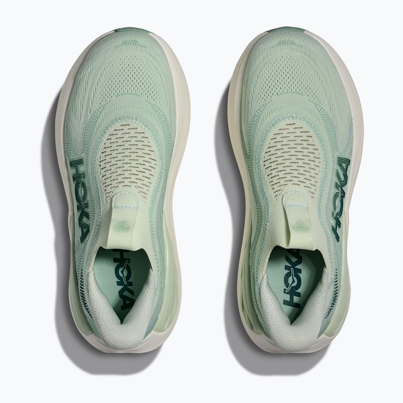 Women's running shoes HOKA Skyward Laceless sea glass/sage 8