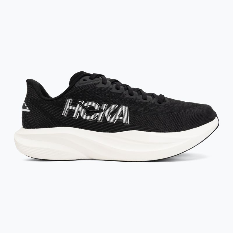 Men's running shoes HOKA Mach 7 black/white 2