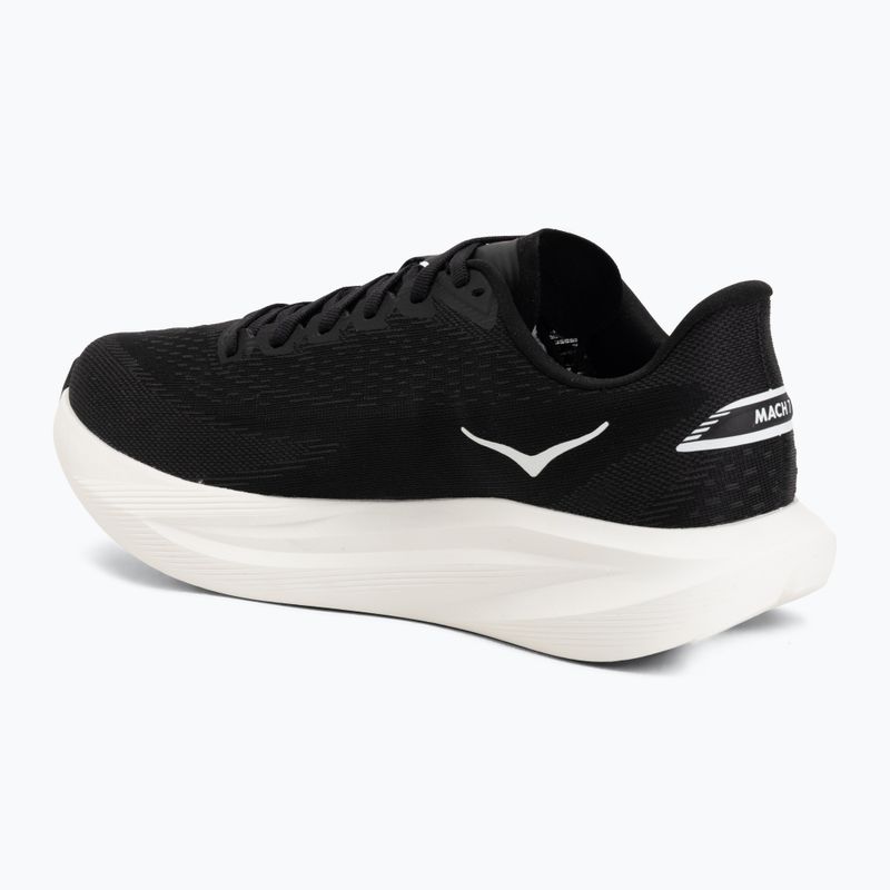 Men's running shoes HOKA Mach 7 black/white 3