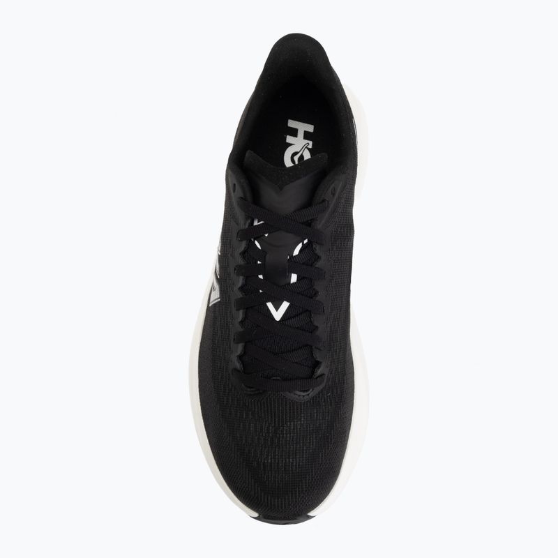 Men's running shoes HOKA Mach 7 black/white 5