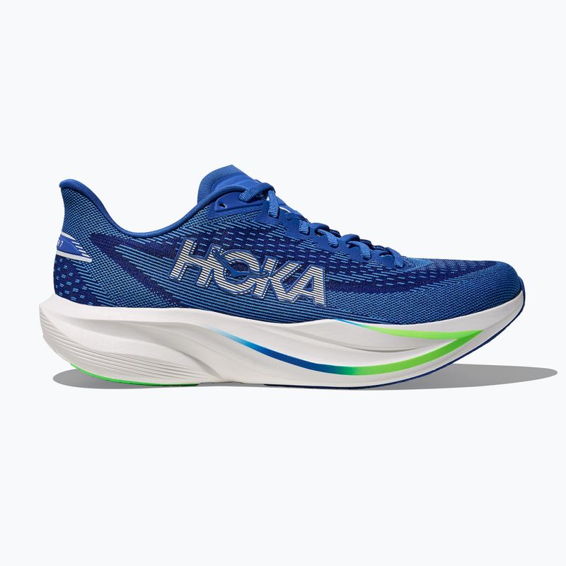 Men's running shoes HOKA Mach 7 cobalt blue/neon green 3