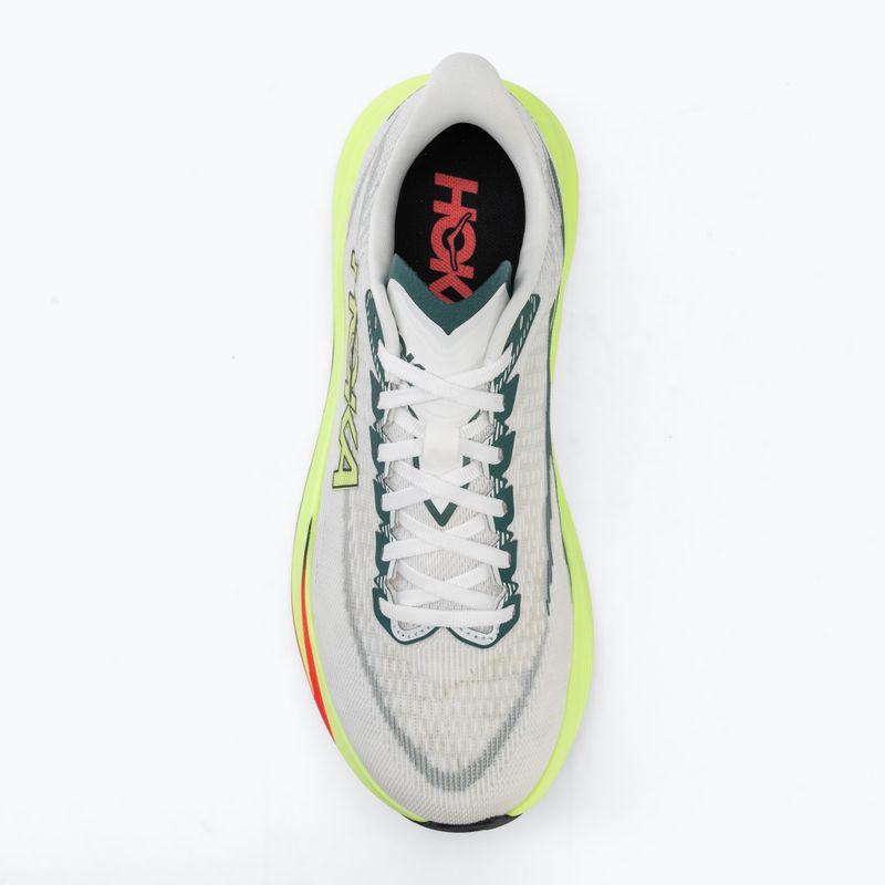 Men's running shoes HOKA Mach 7 Wide frost/neon yuzu 5