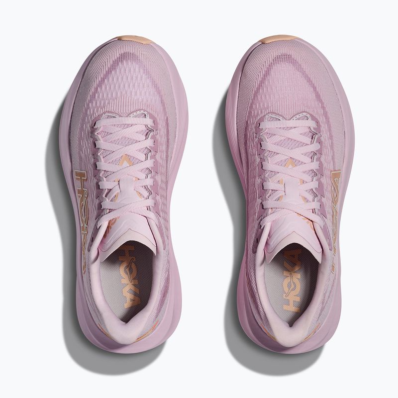 Women's running shoes HOKA Mach 7 lilac cream/tangerine glow 7