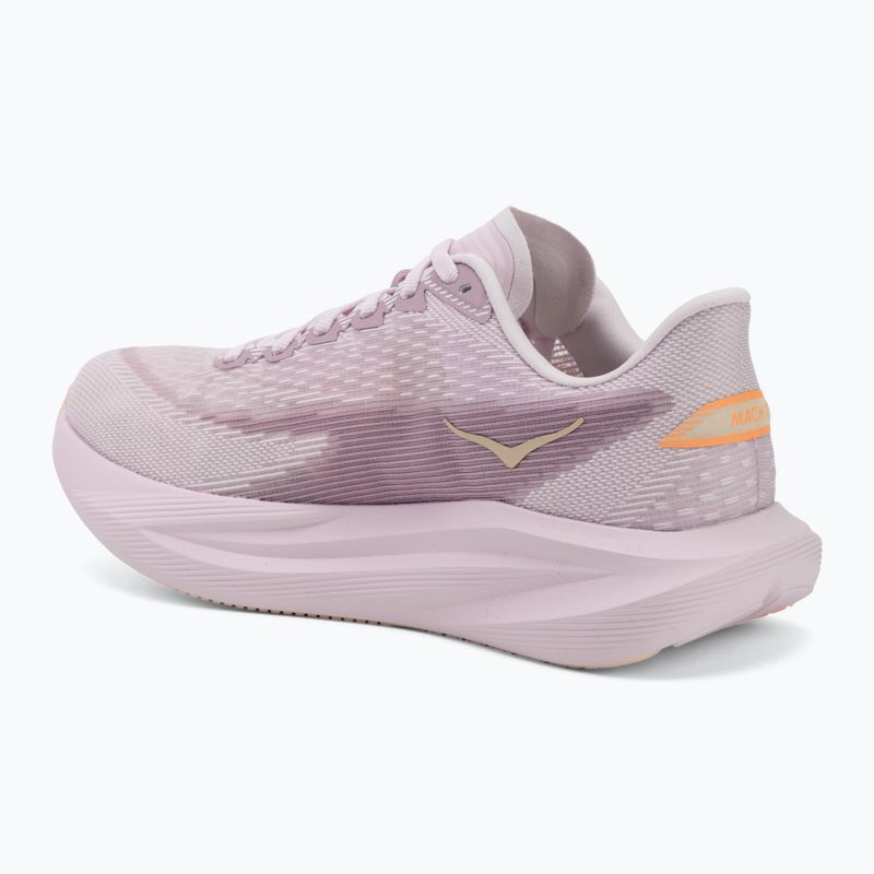 Women's running shoes HOKA Mach 7 lilac cream/tangerine glow 3