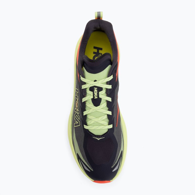 Men's running shoes HOKA Zinal 3 squid ink/neon yuzu 5