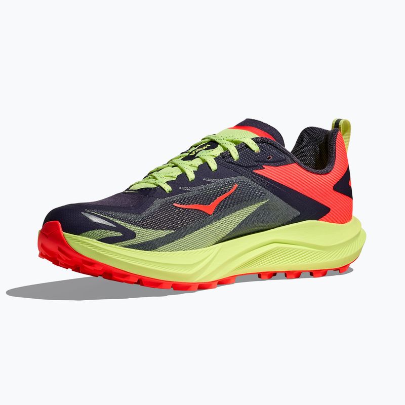 Men's running shoes HOKA Zinal 3 squid ink/neon yuzu 2
