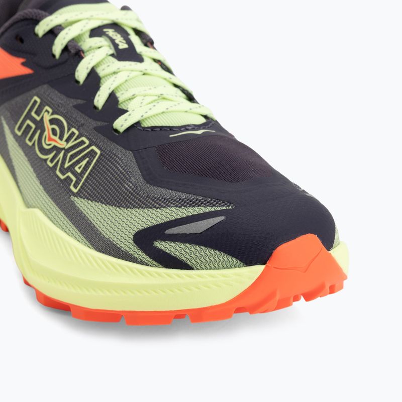 Women's running shoes HOKA Zinal 3 squid ink/neon yuzu 7