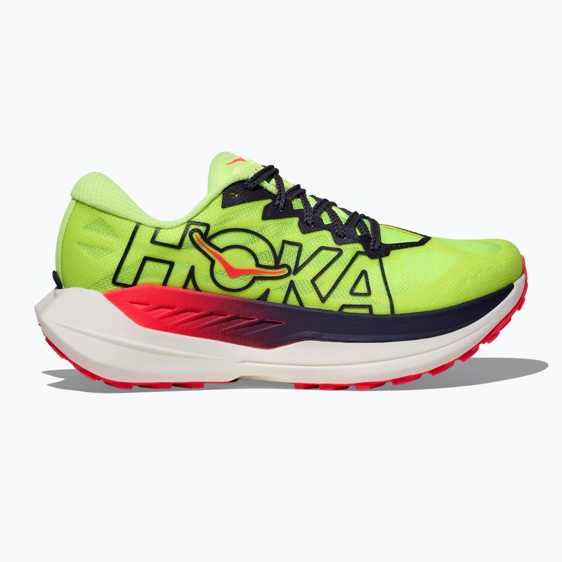 Men's running shoes HOKA Rocket X Trail neon Yuzu/neon flame 3
