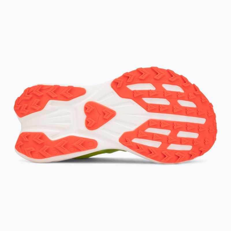 Women's running shoes HOKA Rocket X Trail neon yuzu/neon flame 4