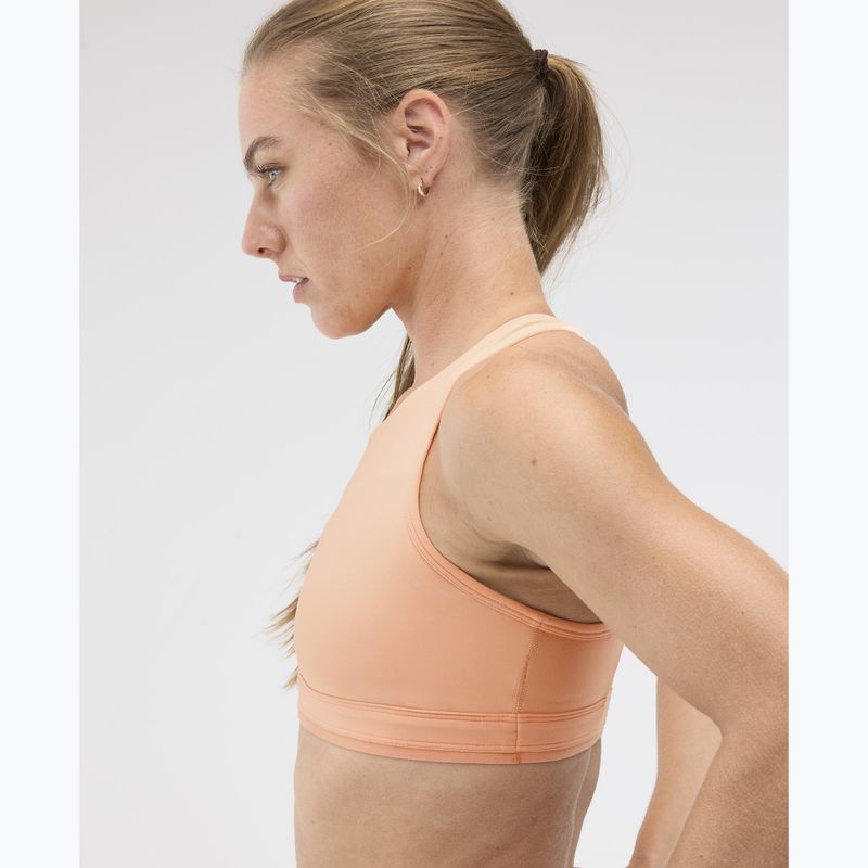 Training bra HOKA Hupana Sports RemovaleCup pale tangerine 5