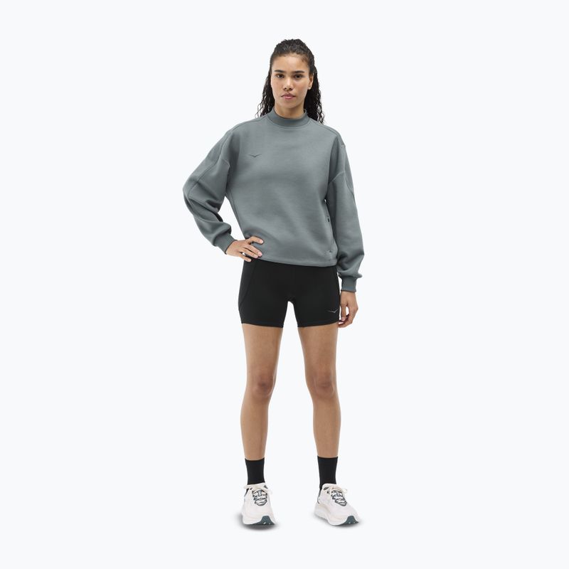 Women's running sweatshirt HOKA Kaitoro Knit Crew slate blue 2