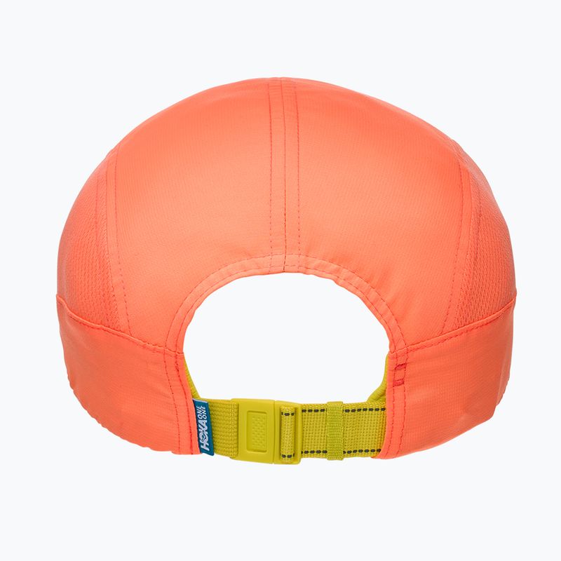 Baseball cap HOKA Run neon cantaloupe 4