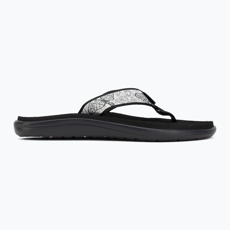 Women's flip-flops Teva Voya enchanted forest black/white 2