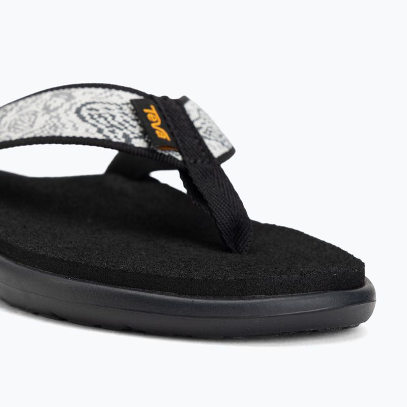 Women's flip-flops Teva Voya enchanted forest black/white 7