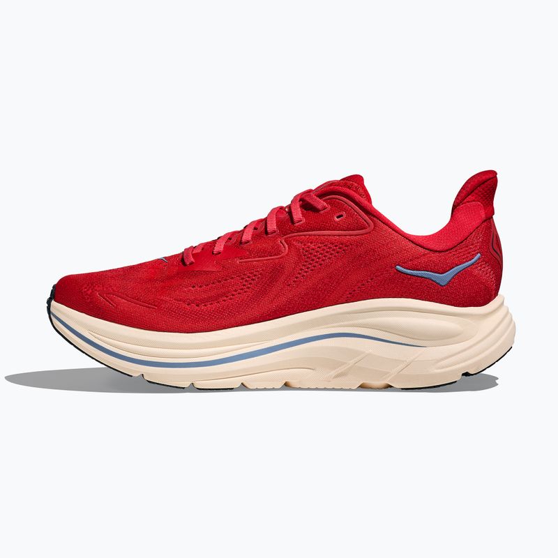Men's running shoes Hoka Clifton 10 vermillion/varsity navy 3