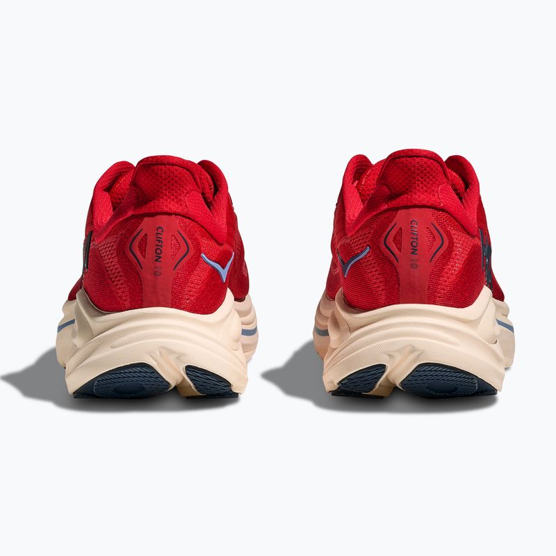 Men's running shoes Hoka Clifton 10 vermillion/varsity navy 6