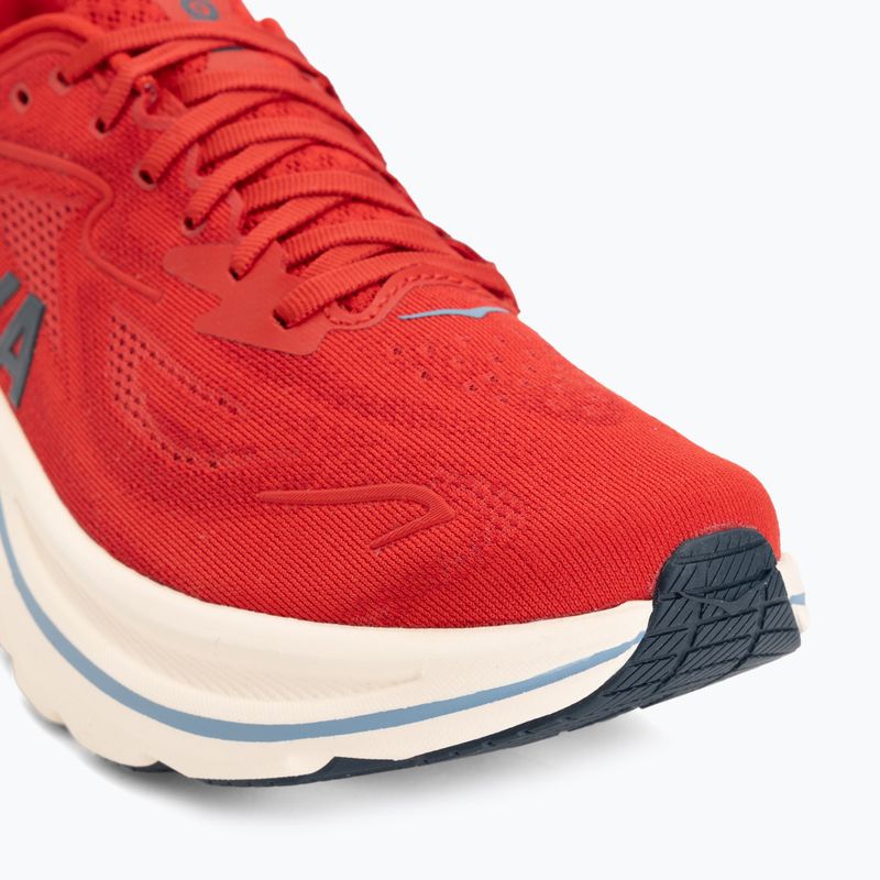 Men's running shoes Hoka Clifton 10 vermillion/varsity navy 7