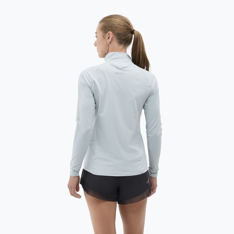 Women's running sweatshirt HOKA GlideTech Quarter Zip mineral blue 3
