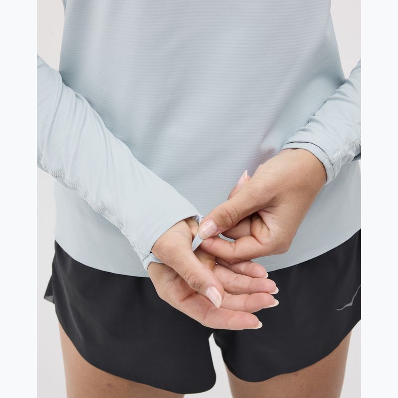 Women's running sweatshirt HOKA GlideTech Quarter Zip mineral blue 5