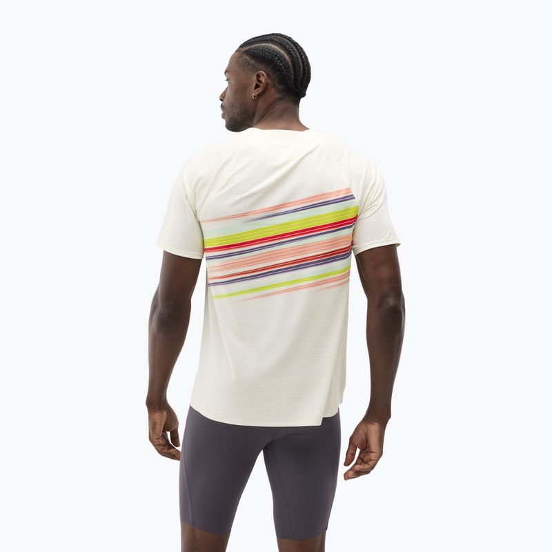 Men's running top HOKA Race Day alabaster flare 3