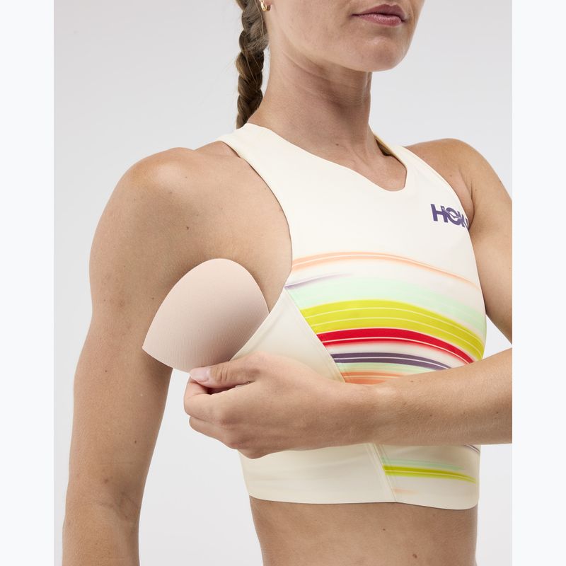 Training top HOKA Race Day Crop alabaster flare 8