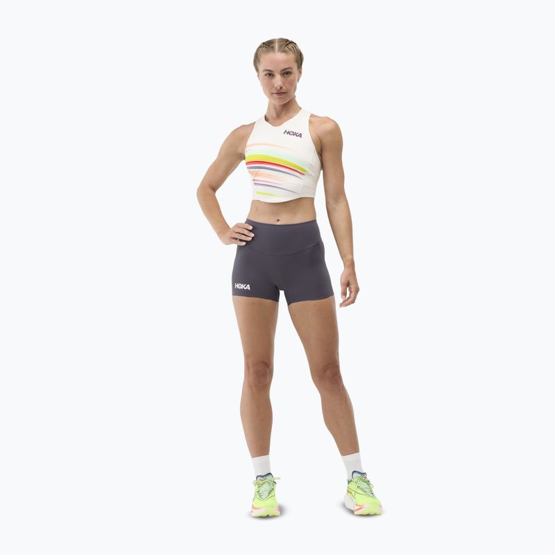 Women's running shorts HOKA Race Day Fitted 2.5" squid ink 3