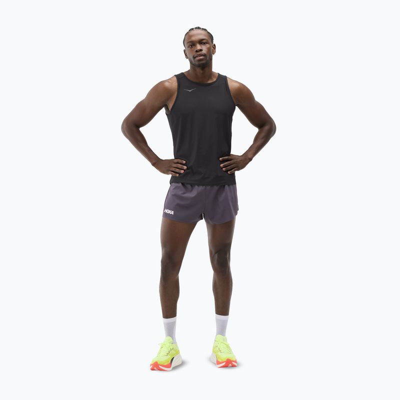 Men's running shorts HOKA Race Day Split squid ink 2